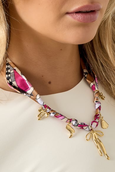 Stainless Steel Pendant necklaces Bow Knot Casual Daily Simple Series Women's jewelry h5 Picture3